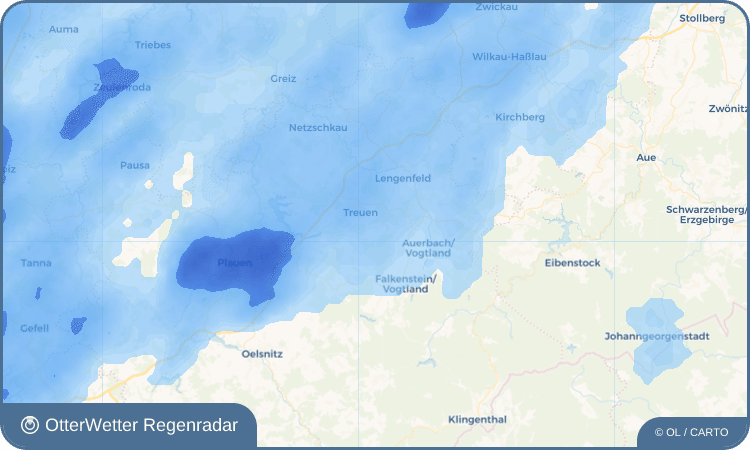 OtterWetter Regenradar-Widget Schreiersgrün