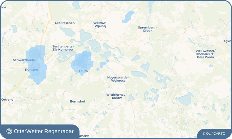 OtterWetter Regenradar-Widget Seidewinkel - Židźino