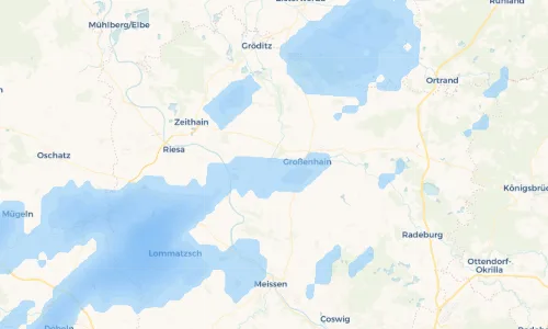 Regenradar Vorschaubild - Aktuelle Niederschläge in Skassa und Umgebung