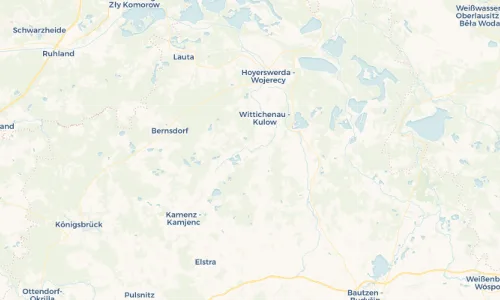 Regenradar Vorschaubild - Aktuelle Niederschläge in Sollschwitz - Sulšecy und Umgebung