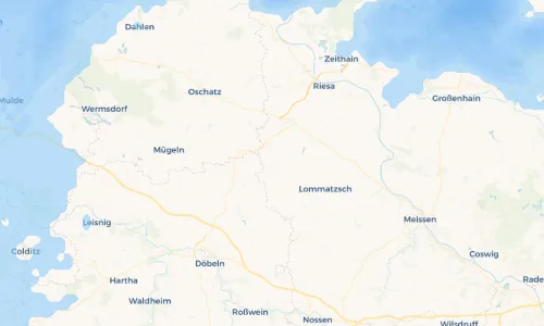 Regenradar Vorschaubild - Aktuelle Niederschläge in Staucha und Umgebung