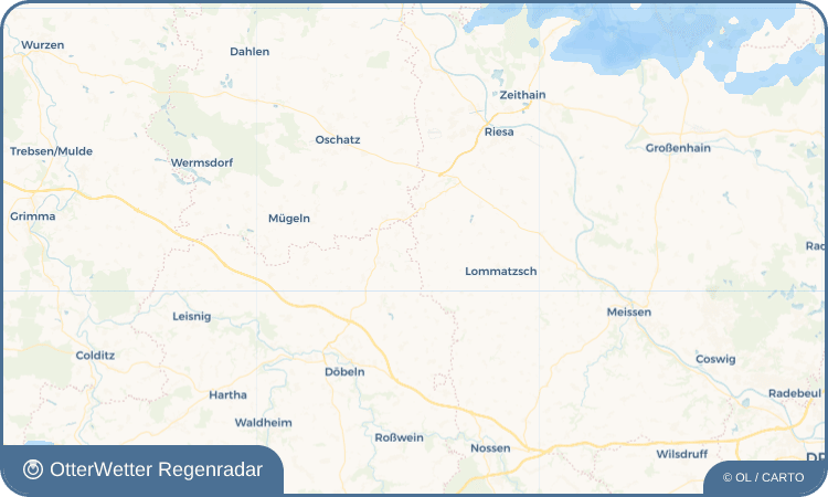 OtterWetter Regenradar-Widget Steudten