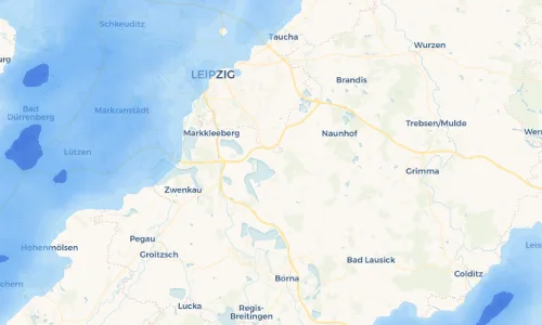 Regenradar Vorschaubild - Aktuelle Niederschläge in Störmthal und Umgebung