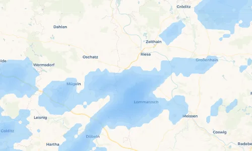 Regenradar Vorschaubild - Aktuelle Niederschläge in Stösitz und Umgebung