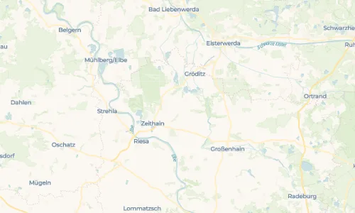 Regenradar Vorschaubild - Aktuelle Niederschläge in Streumen und Umgebung
