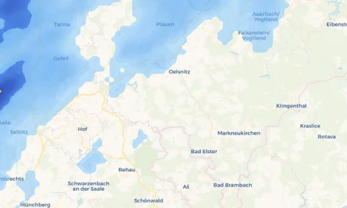 Regenradar Vorschaubild - Aktuelle Niederschläge in Süßebach und Umgebung