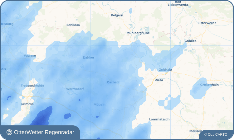 Widget-Vorschau für Terpitz Wetter-Widget-Vorschau mit Vorhersagedaten für Terpitz