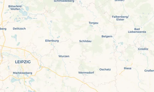 Regenradar Vorschaubild - Aktuelle Niederschläge in Thammenhain und Umgebung