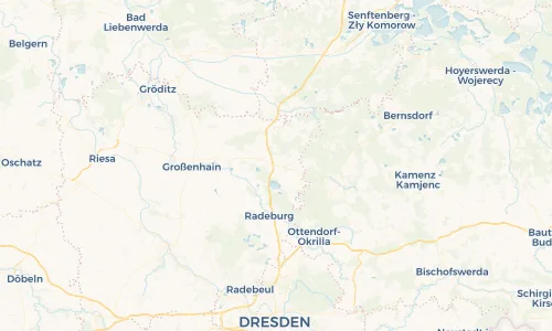 Regenradar Vorschaubild - Aktuelle Niederschläge in Thiendorf und Umgebung