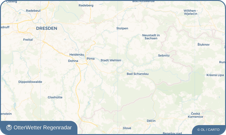 Wetter-Widget-Vorschau mit Vorhersagedaten für Thürmsdorf