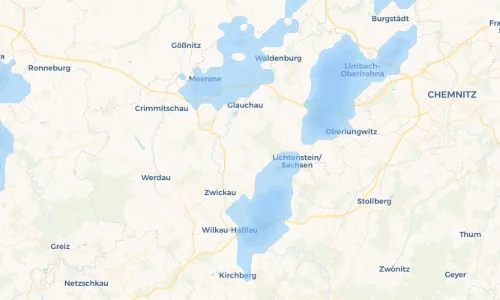 Regenradar Vorschaubild - Aktuelle Niederschläge in Thurm und Umgebung