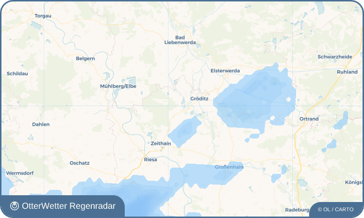 OtterWetter Regenradar-Widget Tiefenau