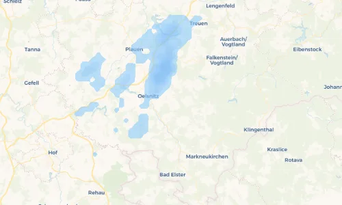 Regenradar Vorschaubild - Aktuelle Niederschläge in Tirschendorf und Umgebung