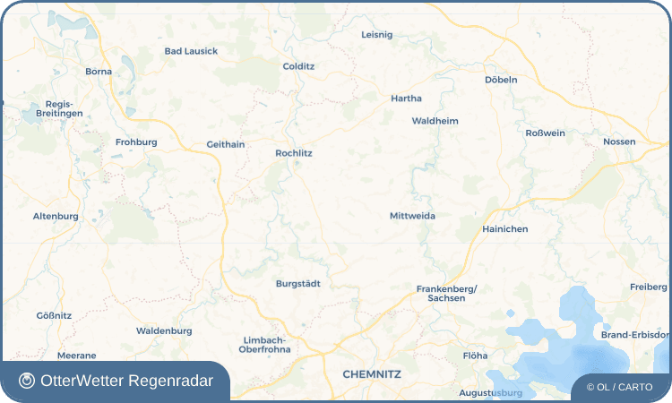 OtterWetter Regenradar-Widget Topfseifersdorf
