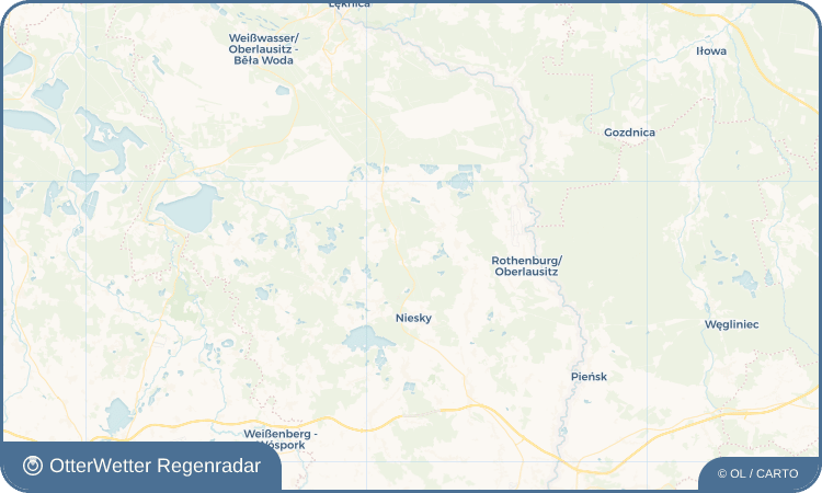 Widget-Vorschau für Trebus Wetter-Widget-Vorschau mit Vorhersagedaten für Trebus