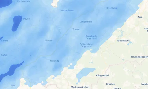 Regenradar Vorschaubild - Aktuelle Niederschläge in Trieb und Umgebung