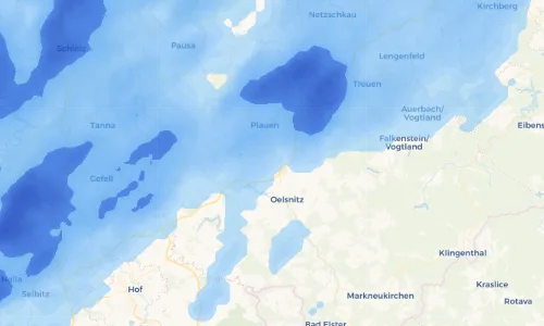 Regenradar Vorschaubild - Aktuelle Niederschläge in Unterlosa und Umgebung