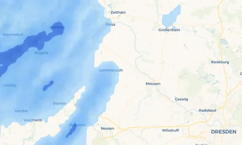 Regenradar Vorschaubild - Aktuelle Niederschläge in Wachtnitz und Umgebung