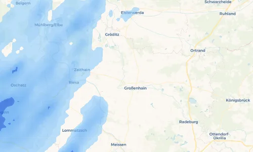 Regenradar Vorschaubild - Aktuelle Niederschläge in Walda-Kleinthiemig und Umgebung