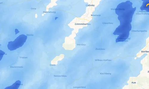 Regenradar Vorschaubild - Aktuelle Niederschläge in Waldsiedlung und Umgebung