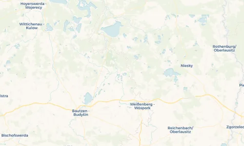 Regenradar Vorschaubild - Aktuelle Niederschläge in Wartha - Stróža und Umgebung
