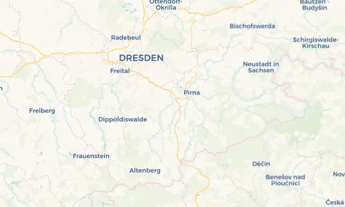 Regenradar Vorschaubild - Aktuelle Niederschläge in Weesenstein und Umgebung