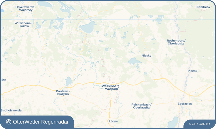 OtterWetter Regenradar-Widget Weigersdorf - Wukrančicy