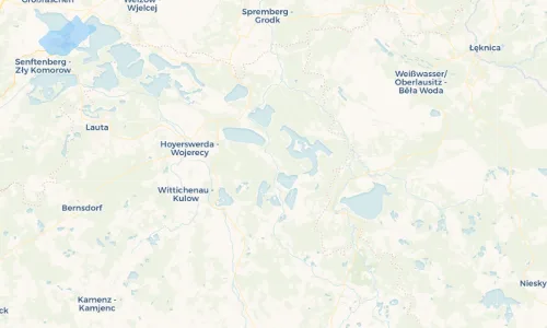 Regenradar Vorschaubild - Aktuelle Niederschläge in Weißkollm - Běły Chołmc und Umgebung