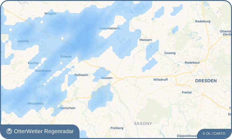 OtterWetter Regenradar-Widget Wendischbora