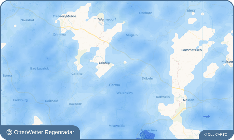 OtterWetter Regenradar-Widget Wendishain