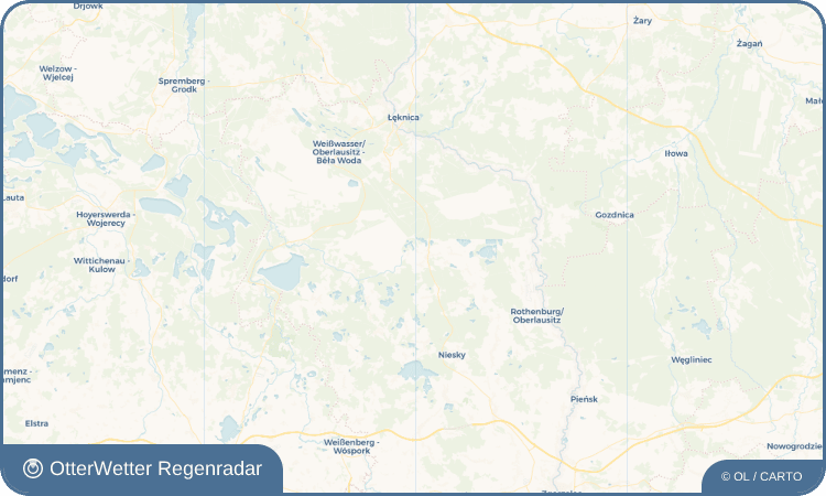 OtterWetter Regenradar-Widget Werda - Wjerto