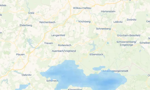 Regenradar Vorschaubild - Aktuelle Niederschläge in Wernesgrün und Umgebung
