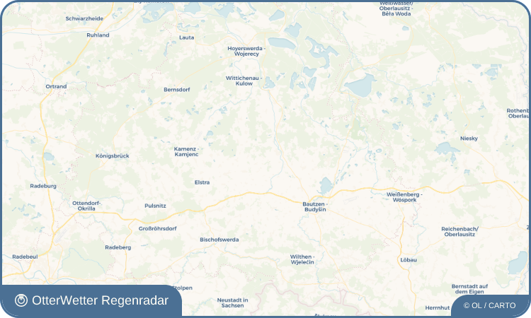 Wetter-Widget-Vorschau mit Vorhersagedaten für Wetro - Wětrow