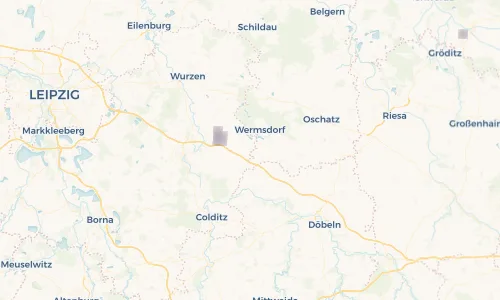 Regenradar Vorschaubild - Aktuelle Niederschläge in Wetteritz und Umgebung