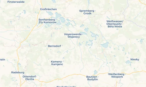 Regenradar Vorschaubild - Aktuelle Niederschläge in Wittichenau - Kulow und Umgebung
