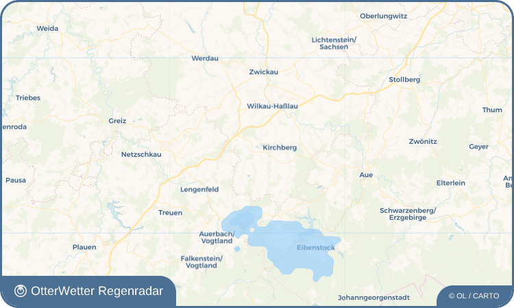 OtterWetter Regenradar-Widget Wolfersgrün