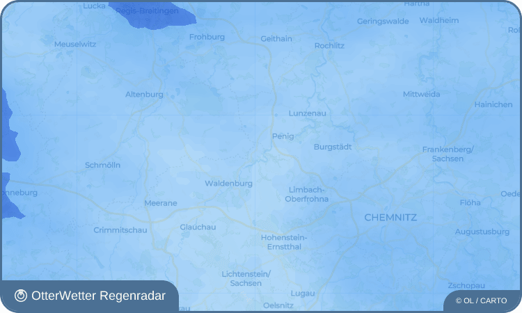 OtterWetter Regenradar-Widget Wolkenburg