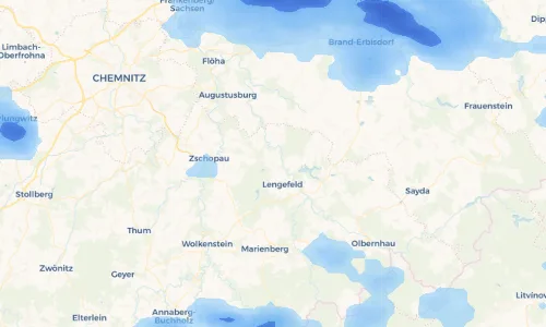Regenradar Vorschaubild - Aktuelle Niederschläge in Wünschendorf und Umgebung