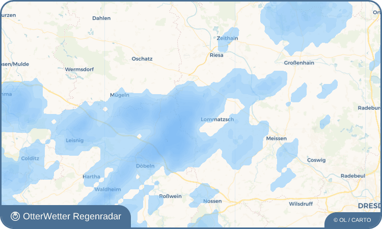 Widget-Vorschau für Wuhnitz Wetter-Widget-Vorschau mit Vorhersagedaten für Wuhnitz
