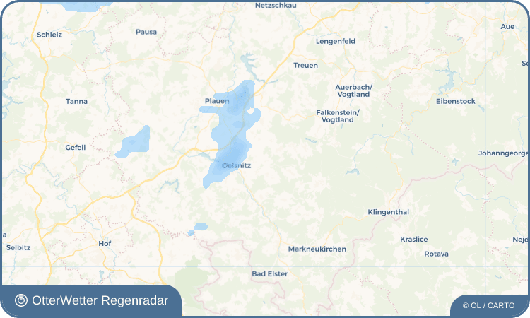 OtterWetter Regenradar-Widget Zaulsdorf