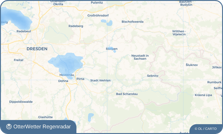 OtterWetter Regenradar-Widget Zeschnig