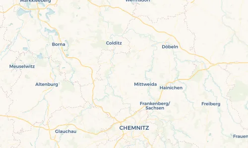 Regenradar Vorschaubild - Aktuelle Niederschläge in Zetteritz und Umgebung