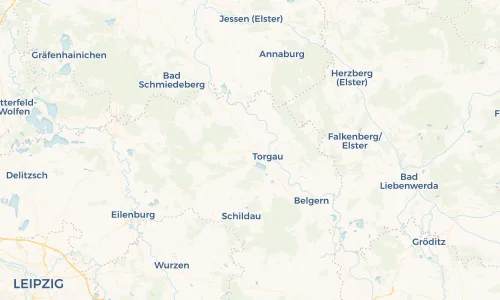 Regenradar Vorschaubild - Aktuelle Niederschläge in Zinna und Umgebung