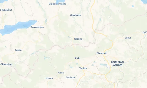 Regenradar Vorschaubild - Aktuelle Niederschläge in Zinnwald-Georgenfeld und Umgebung