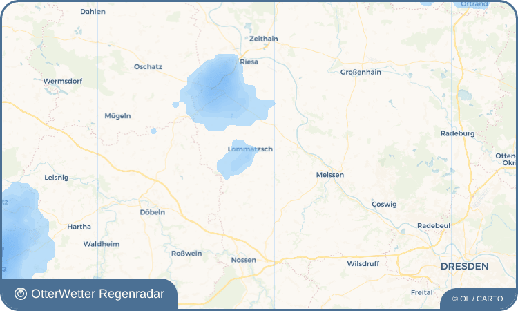 OtterWetter Regenradar-Widget Zöthain