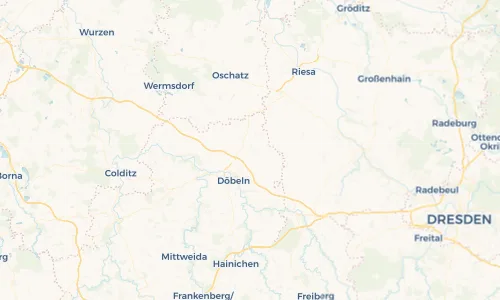 Regenradar Vorschaubild - Aktuelle Niederschläge in Zschaitz und Umgebung