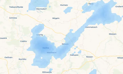 Regenradar Vorschaubild - Aktuelle Niederschläge in Zschepplitz und Umgebung