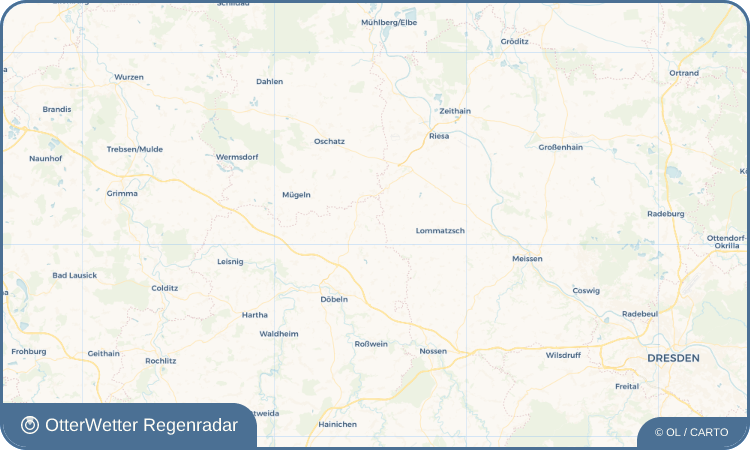 OtterWetter Regenradar-Widget Zschochau