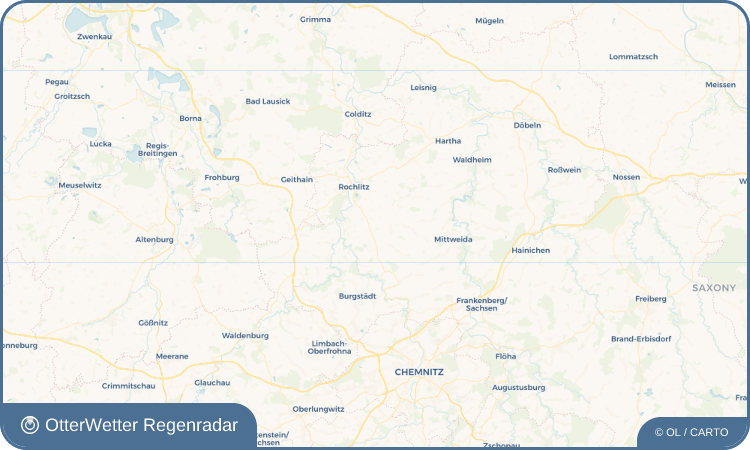 OtterWetter Regenradar-Widget Zschoppelshain