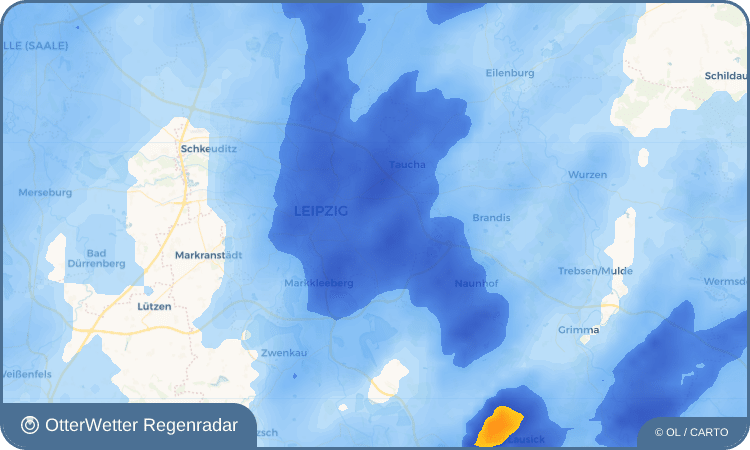 OtterWetter Regenradar-Widget Zweinaundorf